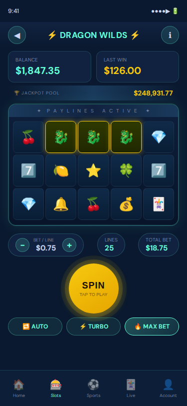 App screen